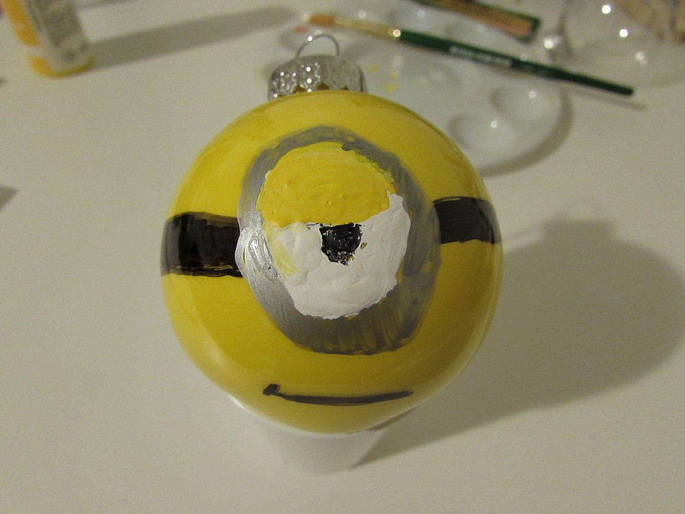 Photo of minion ball ornament