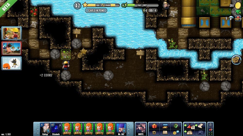 Diggy's Adventure screenshot (Level 47)